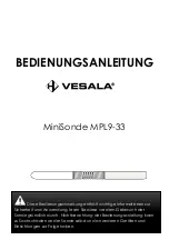 Предварительный просмотр 9 страницы VESALA MiniSonde MPL9-33 User Manual