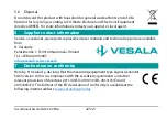 Preview for 32 page of VESALA SG33 X2.0 ENG User Manual