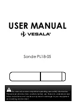 Preview for 1 page of VESALA Sonde PL18-05 User Manual