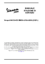 Preview for 2 page of VESPA 946 E4 EMEA 2021 Manual