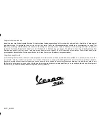 Preview for 130 page of VESPA 946 Manual