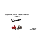 Предварительный просмотр 81 страницы VESPA GTS 300 i.e. Manual