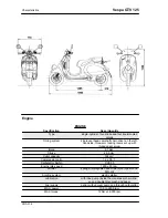 Предварительный просмотр 10 страницы VESPA GTV 125 Service Station Manual