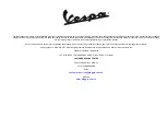 Preview for 94 page of VESPA LT 3V ie Manual