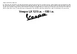 VESPA LX 125 i.e. Manual preview