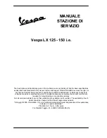 Preview for 2 page of VESPA LX Series User Manual