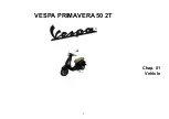 Предварительный просмотр 7 страницы VESPA PRIMAVERA 50 2T 2013 Manual