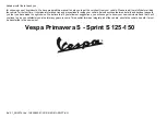 VESPA Primavera S Manual preview