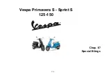 Предварительный просмотр 115 страницы VESPA Primavera S Manual