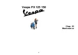 Preview for 27 page of VESPA PX 125 Manual