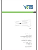 Предварительный просмотр 1 страницы Vess A2600 Quick Start Manual