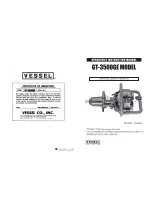 Vessel GT-3500GE Operator'S Instruction Manual preview