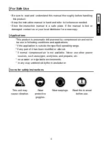 Preview for 7 page of Vessel GT-CD60-34 Instruction Manual