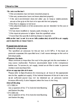 Preview for 9 page of Vessel GT-CD60-34 Instruction Manual