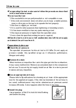 Preview for 9 page of Vessel GT-S600C Instruction Manual