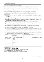 Preview for 20 page of Vessel HFB-300-1 Manual