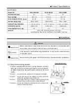 Preview for 19 page of Vessel HFC1-300DR Instruction Manual