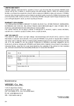 Предварительный просмотр 40 страницы Vessel IPC-A3 Instruction Manual