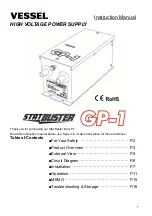 Vessel Stat Buster GP-1 Instruction Manual preview