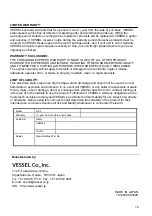 Preview for 16 page of Vessel Stat Buster GP-1 Instruction Manual