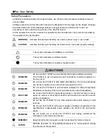 Preview for 2 page of Vessel Stat Clean F120S-E Instructions Manual