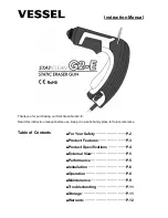 Vessel STAT CLEAN G2-E Instruction Manual предпросмотр