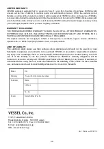 Preview for 40 page of Vessel Stat-Clean SH Series Instruction Manual