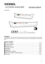 Предварительный просмотр 17 страницы Vessel STATCLEAN C-40 Instruction Manual