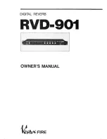 Preview for 1 page of Vesta Fire RVD-901 Owner'S Manual