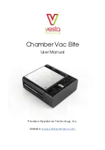 Preview for 1 page of Vesta Precision Chamber Vac Elite User Manual