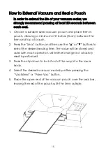 Preview for 16 page of Vesta Precision Chamber Vac Elite User Manual