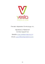 Preview for 26 page of Vesta Precision Chamber Vac Elite User Manual