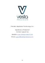 Предварительный просмотр 21 страницы Vesta Precision Imersa Tower User Manual