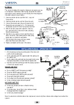 Preview for 26 page of Vesta VAC-09CH User And Installation Manual