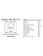 Preview for 14 page of Vestamatic Markise Plus 500 V2.0 Installation And Operating Instructions Manual