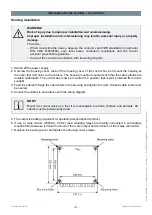 Предварительный просмотр 9 страницы Vestamatic Touch Centre M 2C Wired Installation And Operating Instructions Manual