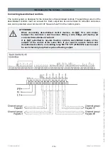 Предварительный просмотр 14 страницы Vestamatic Touch Centre M 2C Wired Installation And Operating Instructions Manual