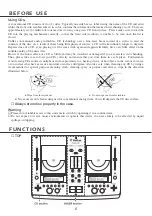 Предварительный просмотр 6 страницы Vestax CDX-16 Owner'S Manual