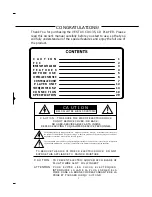 Предварительный просмотр 2 страницы Vestax CDX-35 Owner'S Manual