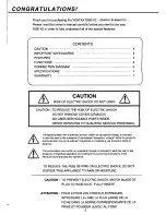 Предварительный просмотр 2 страницы Vestax DFG-X2 Owner'S Manual