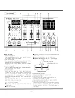 Предварительный просмотр 4 страницы Vestax MW-3000 Owner'S Manual