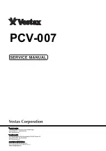 Vestax PCV-007 Service Manual preview