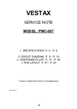 Preview for 2 page of Vestax PCV-007 Service Manual