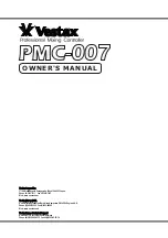 Vestax PMC-007 Owner'S Manual предпросмотр