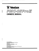 Vestax PMC-05ProIII Owner'S Manual preview