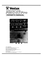 Предварительный просмотр 3 страницы Vestax PMC-07Pro Owner'S Manual