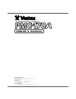 Vestax PMC-170A Owner'S Manual preview