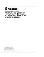 Vestax PMC-17A Owner'S Manual preview