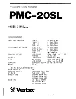 Vestax PMC-20SL Owner'S Manual preview