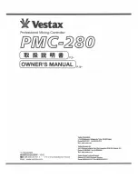 Preview for 1 page of Vestax PMC-280 Owner'S Manual